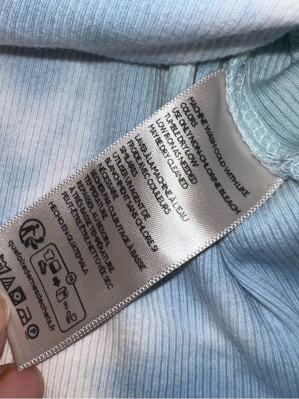 Maeve Anthropologie Ribbed Crop Top Retro Pastel Tie Dye Short Sleeve Size XS - Picture 7 of 7